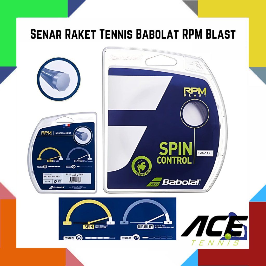 Senar Raket Tenis / Senar Raket Tennis Babolat RPM Blast