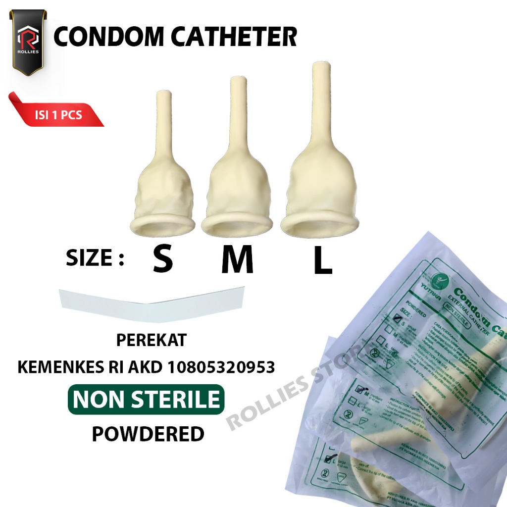 CONDOM CATHETER / Kondom Non Steril Powdered Murah