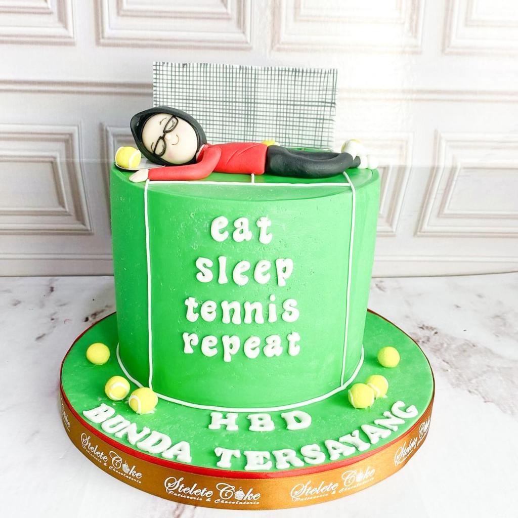 

Kue Ulang Tahun/Birthday Cake/Kue Ultah Tema Tennis/Kue Birthday Jakarta/Kue Tennis