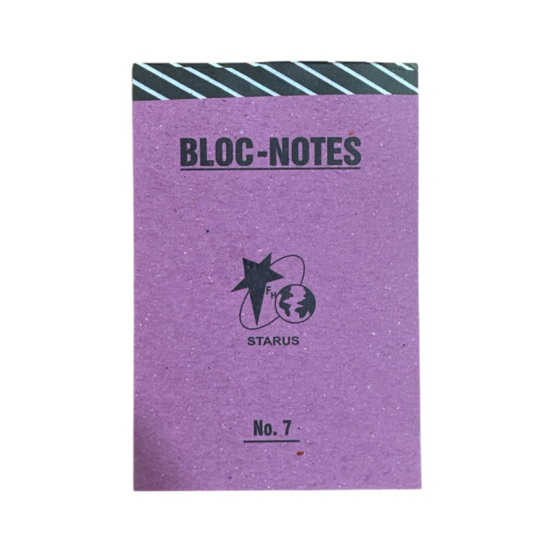 

[ 1 LUSIN ] BLOC NOTES NO 7 STARUS