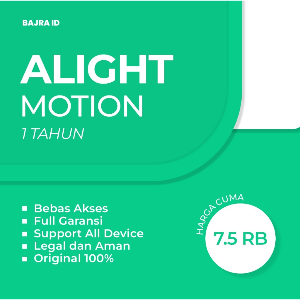 ALIGHT MOTION PREMIUM 1 TAHUN ALL DEVICE MURAH SAJA FULL GAR