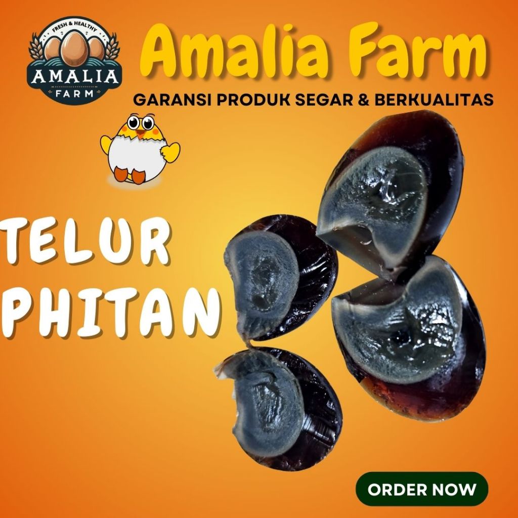 

Amalia Farm - 1 Butir Telur Phitan/Hitam PREMIUM