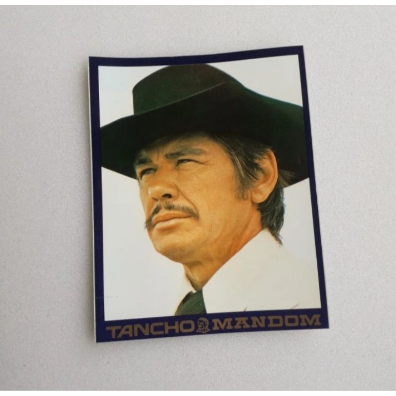 

Stiker jadul vintage Mandom Charles Bronson kotak