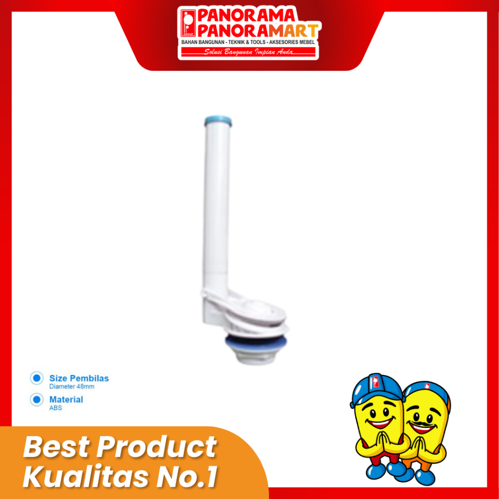 PEMBILAS CLOSET VITARA PBC EIXO 670 / EIXO Vitara EXV 670 Single Flush Valve Closet Pembilas Kloset 