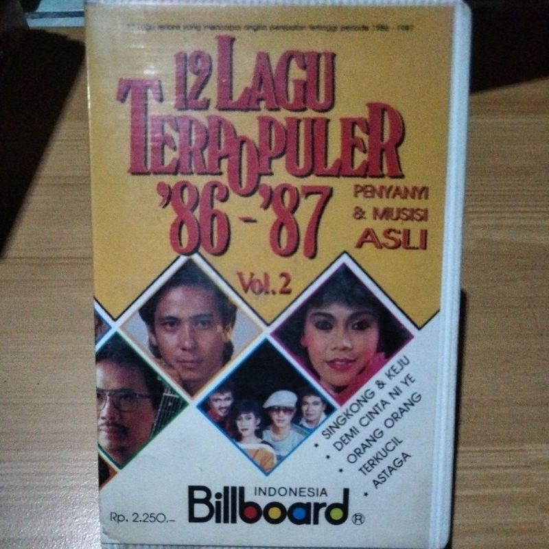 kaset pita full box original"12 LAGU TERPOPULER 86-87"