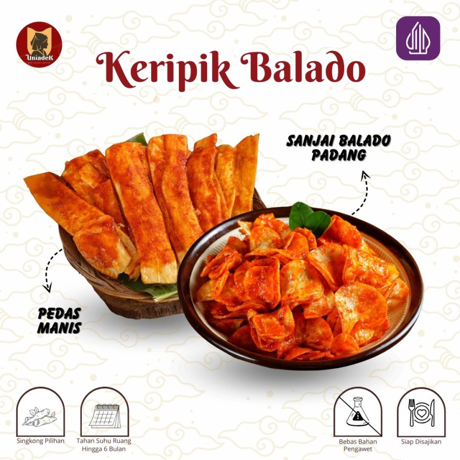 

Sanjai Balado Uniadek Cemilan Khas Asli Minangkabau