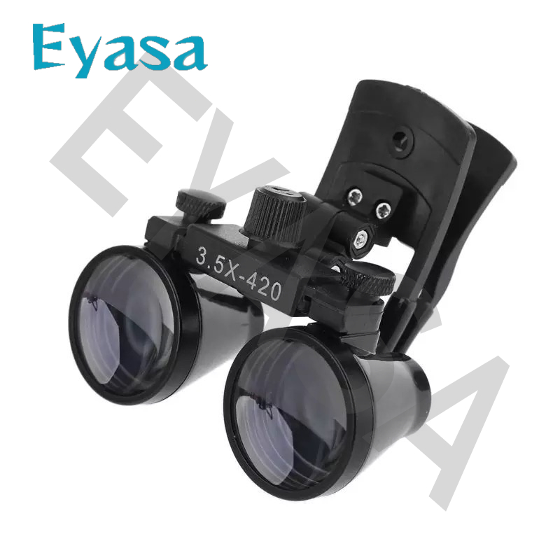 Dental Loupe 3.5X Clip On Kacamata Pembesar Medis | Loupes Dokter Gigi Bedah Ringan MDY