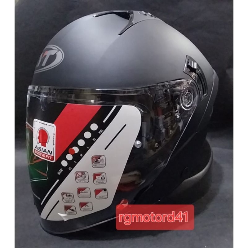 HELM KYT NFJ SOLID-HELM KYT HALF FACE