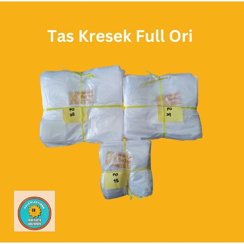 Tas kresek full ori food grade  type 15,24,28 berat 5 kg