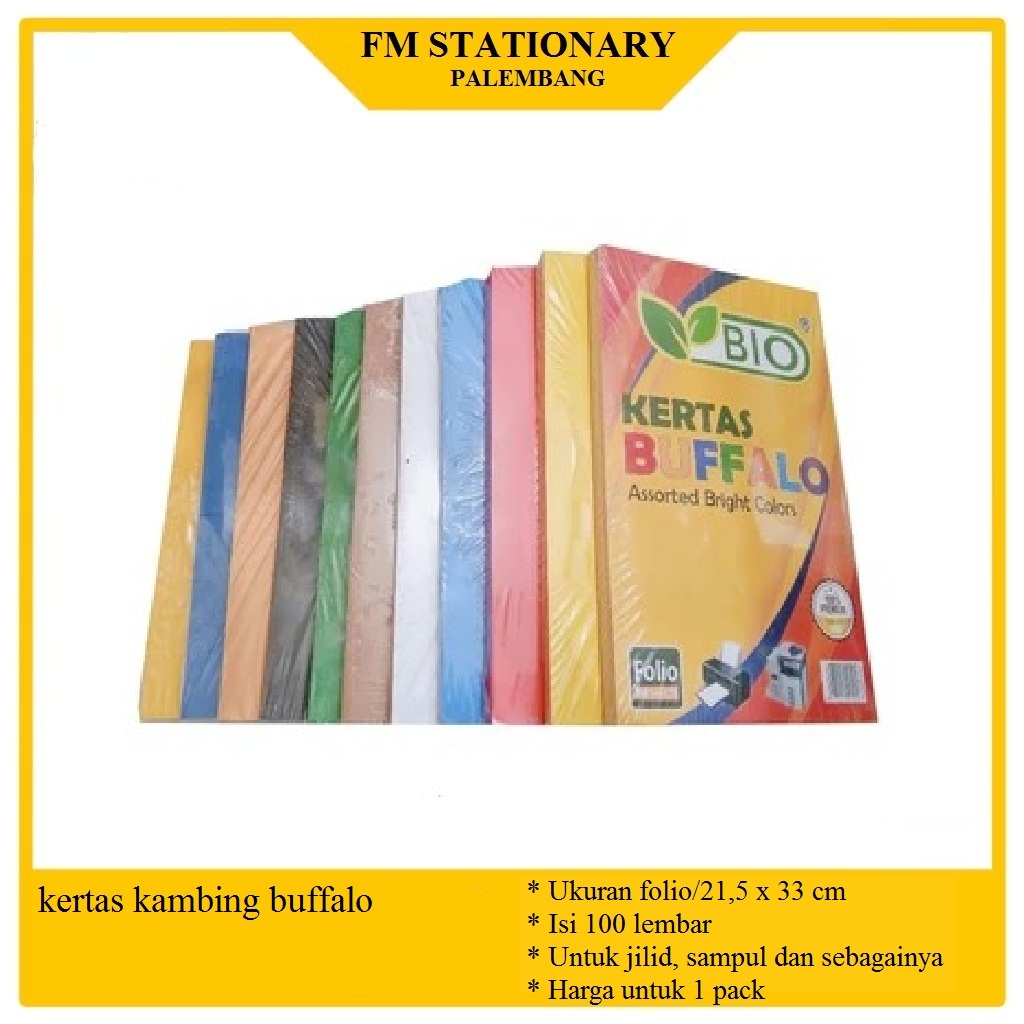 Kertas Kambing Folio (1pack isi 100lembar)