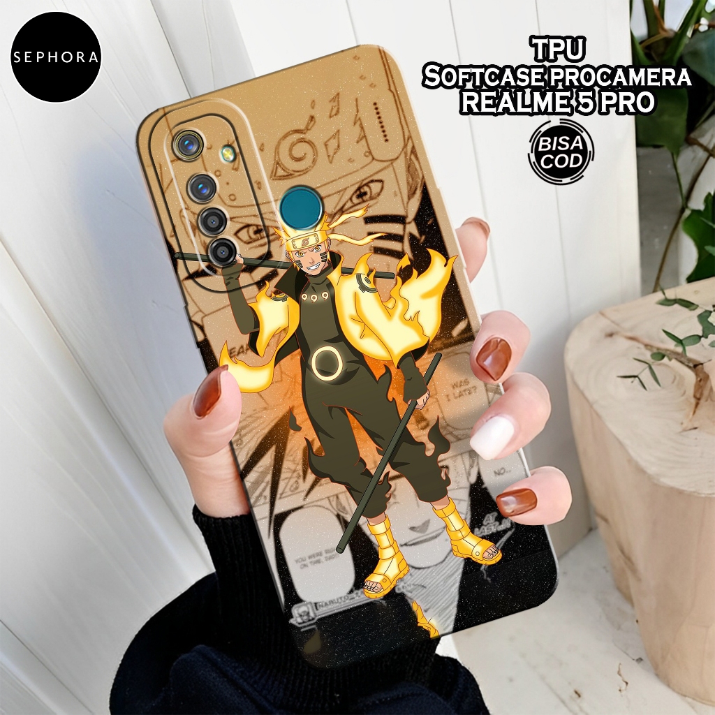Case Realme 5 Pro Terbaru - Fashion Case Anime - Softcase Realme 5 Pro Terbaru - Case Pro Camera - C
