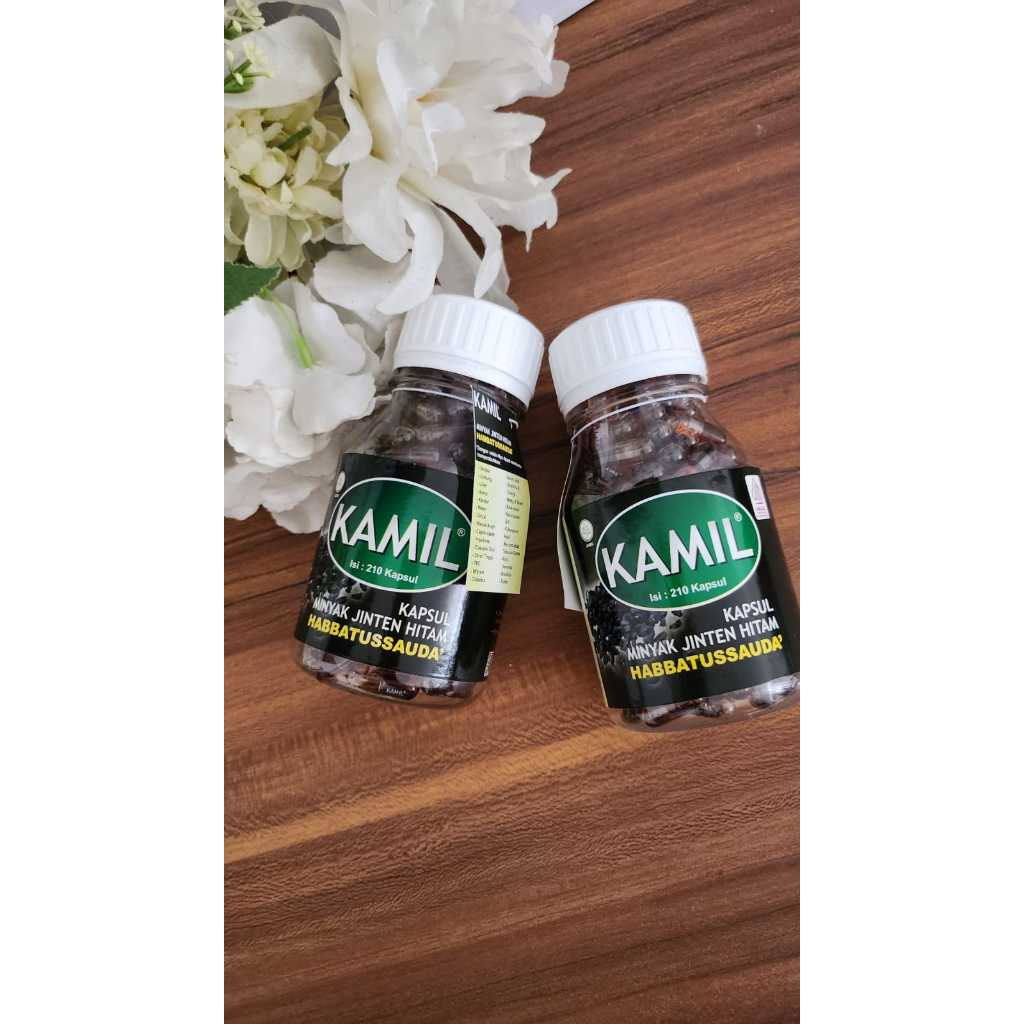 Kamil Jintan Hitam 210 Kapsul Minya Jintan Hitam Habbatussauda Original