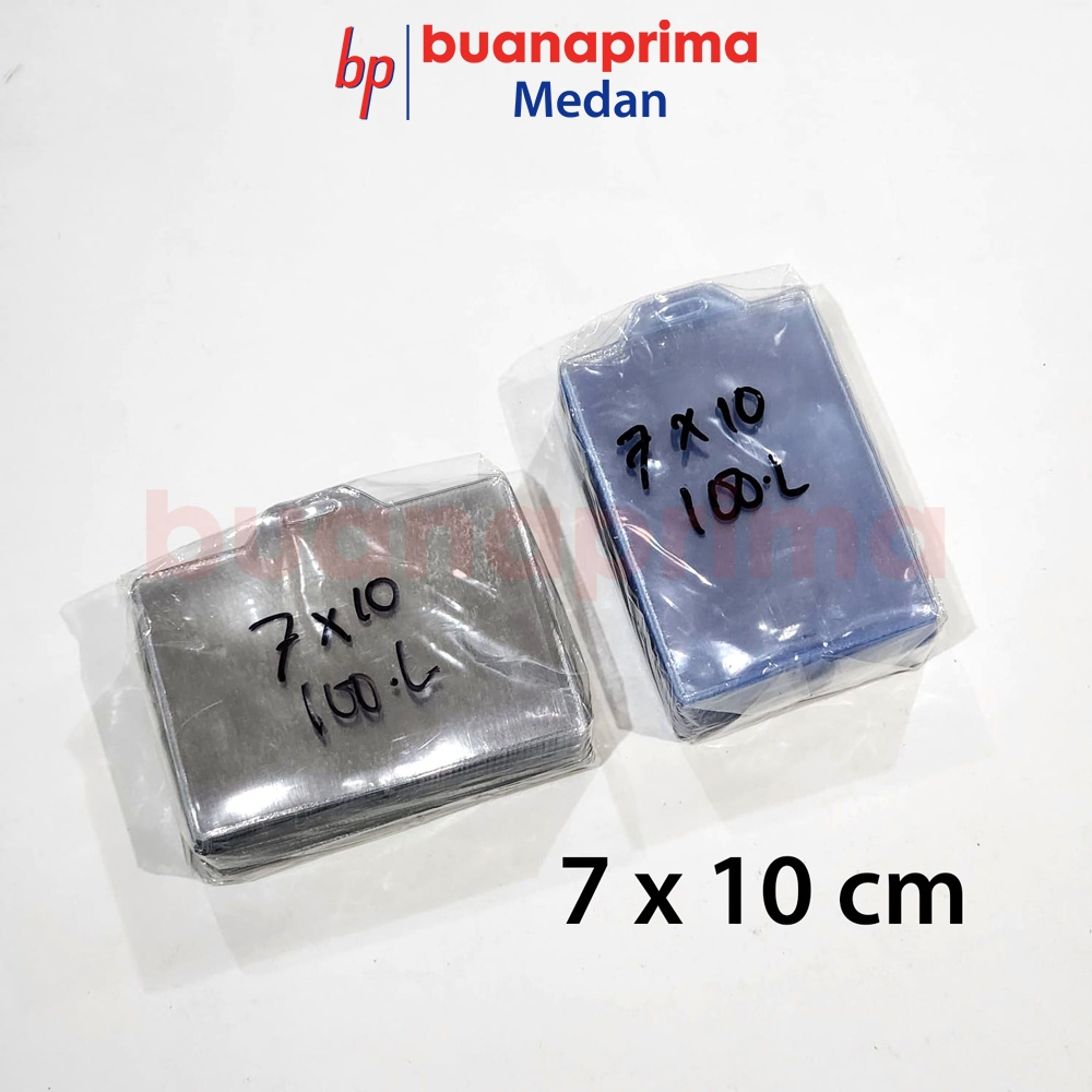 

PLASTIK ID CARD 7 x 10 cm 1 Pack isi 100 pcs Name Tag Holder Panitia Pengenal Model Tegak Tidur
