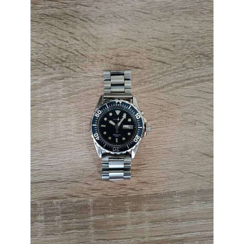 Preloved jam tangan pria Seiko KINETIC SPORTS 200 5M43-0A40 DIVER ACCIAIO 40MM