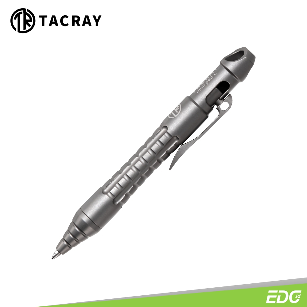 

Mini Pen Tacray Titanium Ballpoint Bolt Action Pocket EDC Pen Ring TR-MINI02