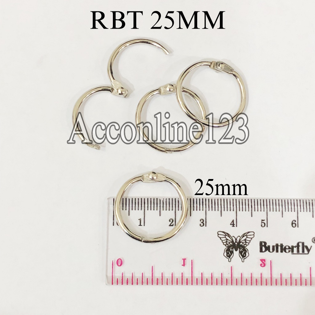 

Ring Buka Tutup 25mm / Ring Menu / Ring Buku / Ring Binder Per Pcs