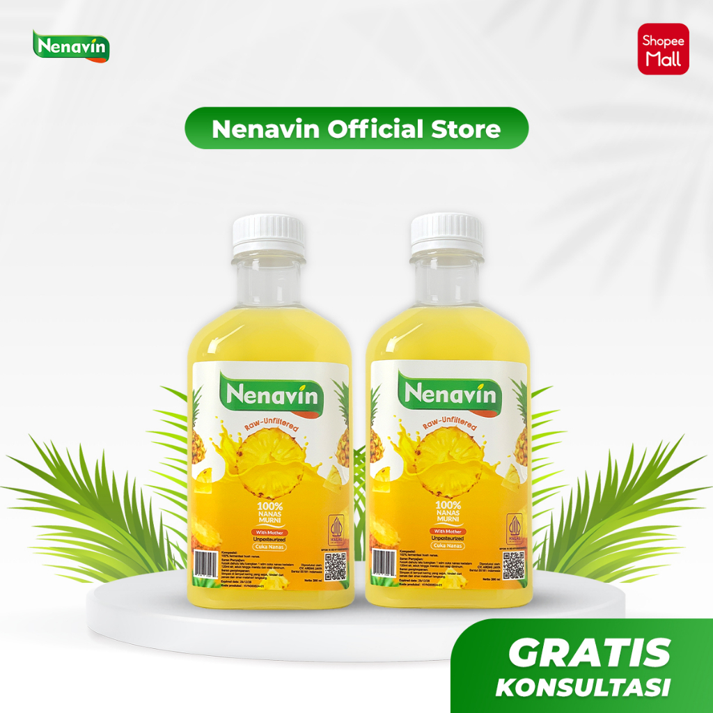 

Nenavin Official – Efektif Cegah Diabetes & Turunkan Gula Darah – Cuka Nanas Paket 2 Botol