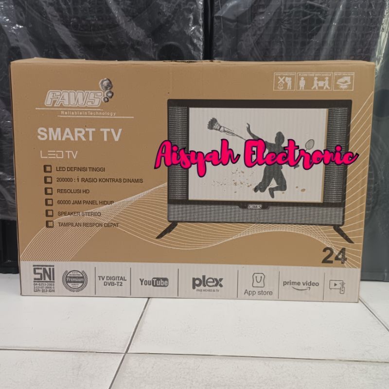 PROMO SMART TV FAWS 24 INCI GARANSI RESMI