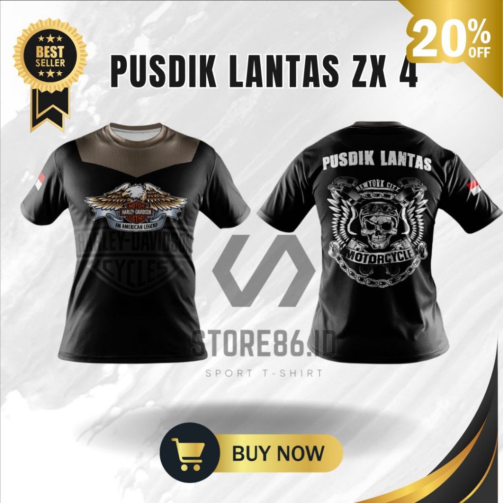 JERSEY PUSDIK LANTAS ZX 4 FULLPRINT SUBLIME / KAOS PUSDIK LANTAS DRIFIT / JERSEY PUSDIK LANTAS / FUL