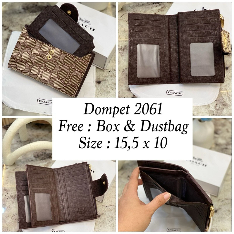 Bisa COD Dompet Lipat Pendek 2061 / Dompet Wanita import
