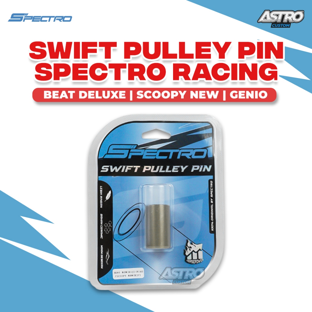 Pulley Pin Spectro Beat Deluxe Street Genio Scoopy ESP New Bushing bosh Pin Swift Ceramic CVT Racing