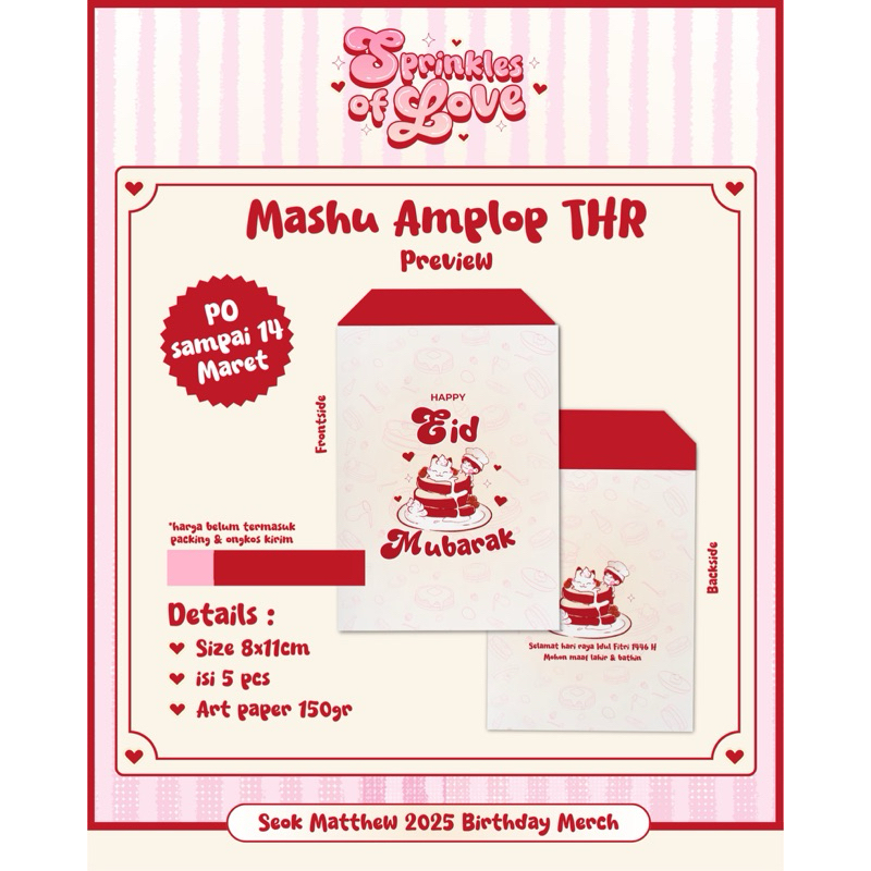 

Amplop THR Mashu [Sprinkles of Love Project)
