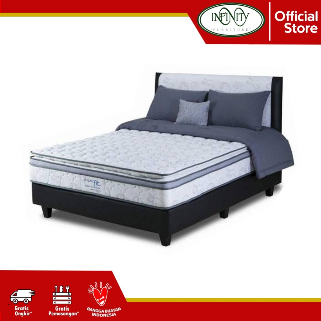 Comforta Super Fit Spring Bed Set Kasur Platinum