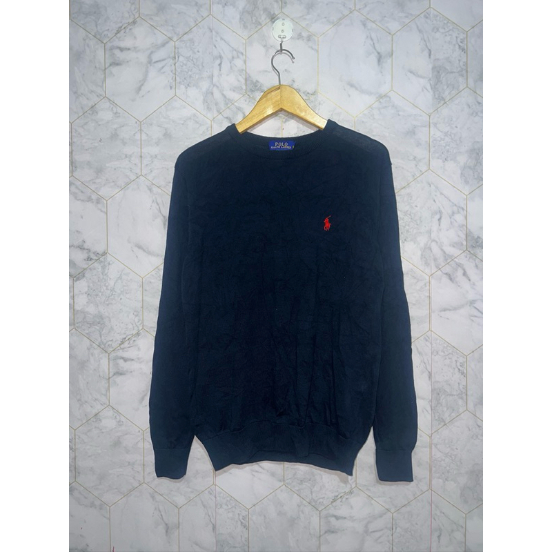 Rajut ralph lauren navy cotton