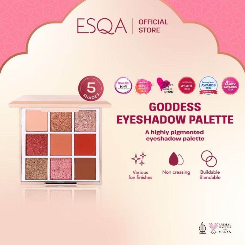 ESQA EYESHADOW PALETTE