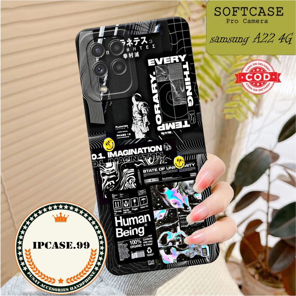 Case HP Samsung A22 4G - Casing Samsung M12 - Samsung A12 - Casing Hp - Softcase Hp - Softcase - Cas