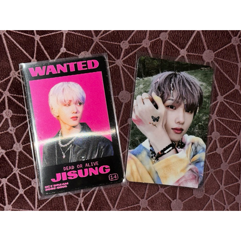 READY INA | PHOTOCARD OFFICIAL JISUNG NCT DREAM (NABI KUPU-KUPU HELLO FUTURE, LENTI GLITCH MODE)