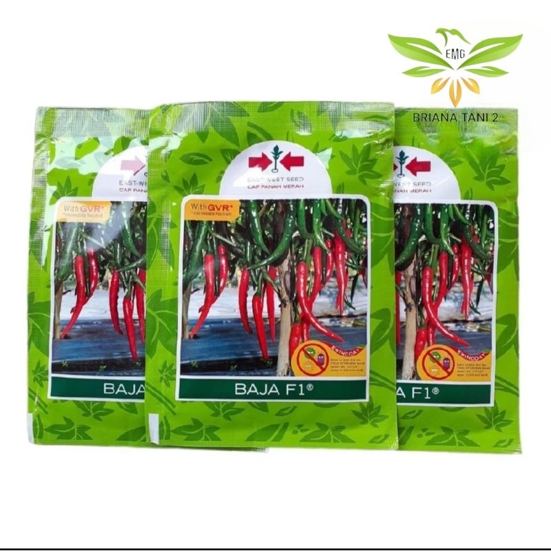 Baja F1 1500 Butir Benih Cabe Besar Panah Merah Darmais Beton