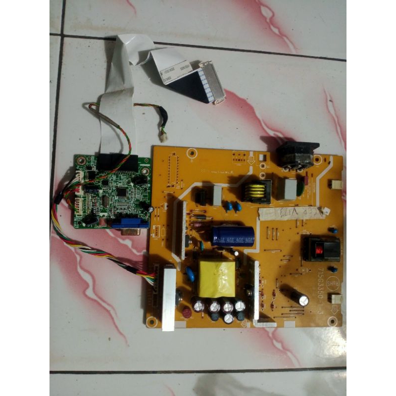 paket mesin monitor Acer V173 normal