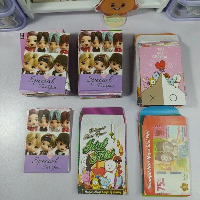 

Amplop lucu thr lebaran bts bt21 tinytan