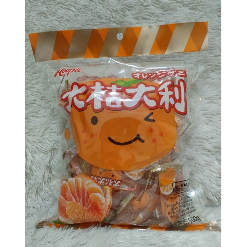 

Hoopie Permen Jelly Jeruk Mandarin 500 gr