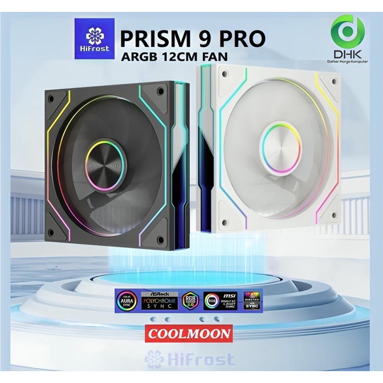 Nelulu - COOLMOON HIFROST PRISM 9 PRO ARGB PWM FAN CASE 12CM