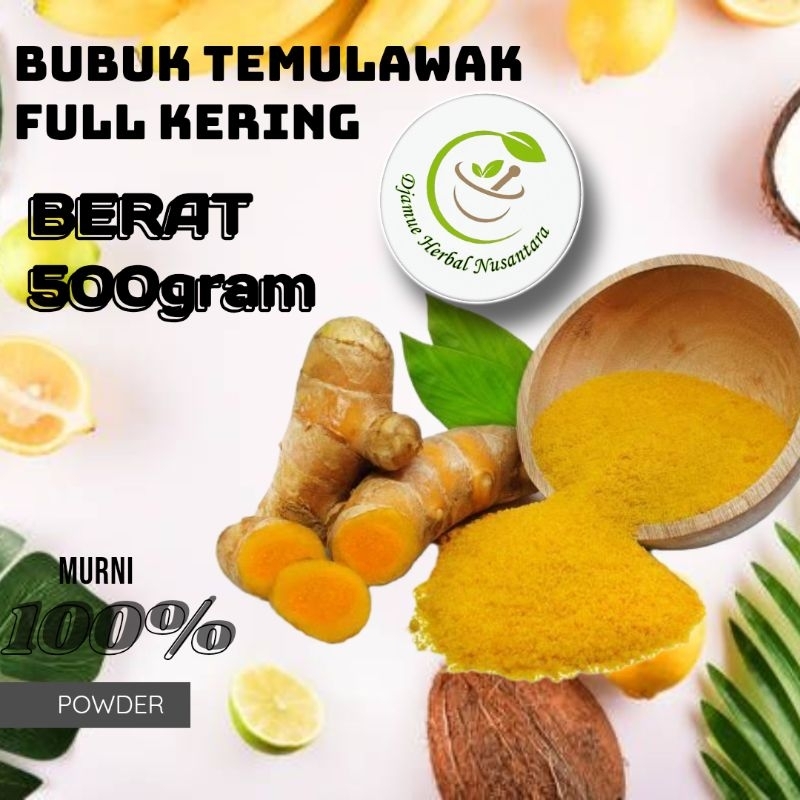 

obat napsu makan bubuk temulawak 500 gram kualitas premium original grade A