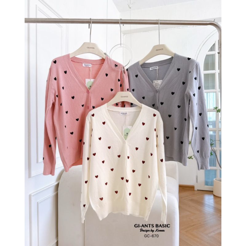 Cardigan Gi-ants Giants Love Lembut
