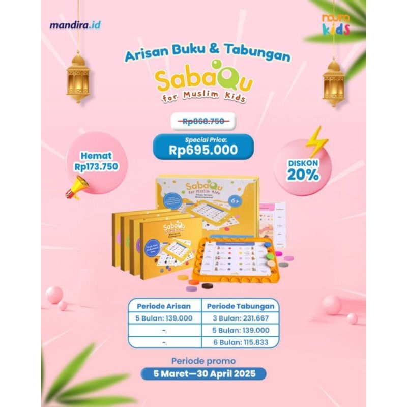 FLASH SALE SABAQU FOR MUSLIM KIDS