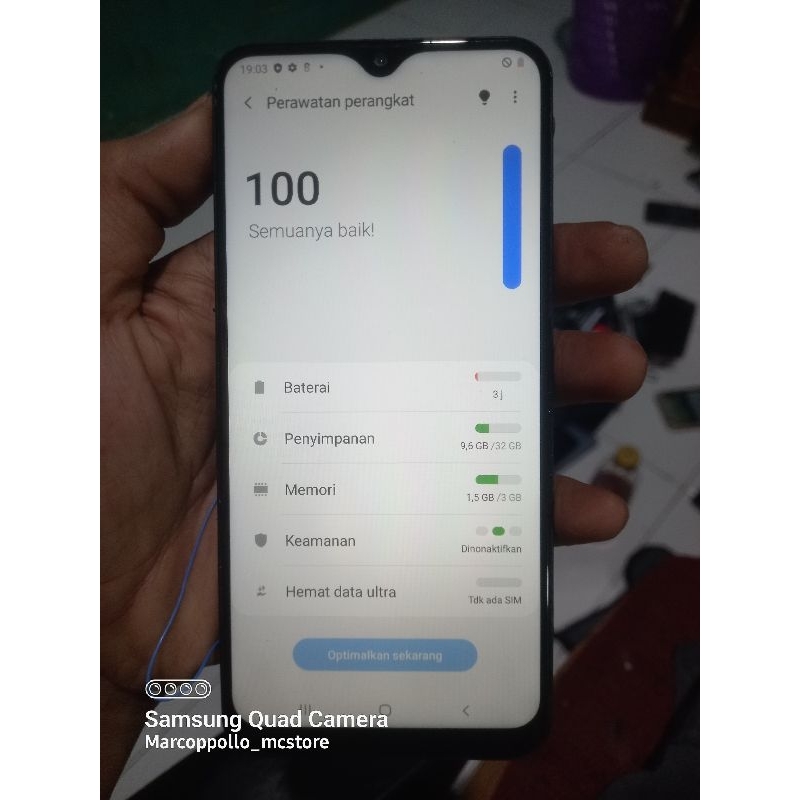 MESIN SAMSUNG M20 COPOTAN RAM 3/32