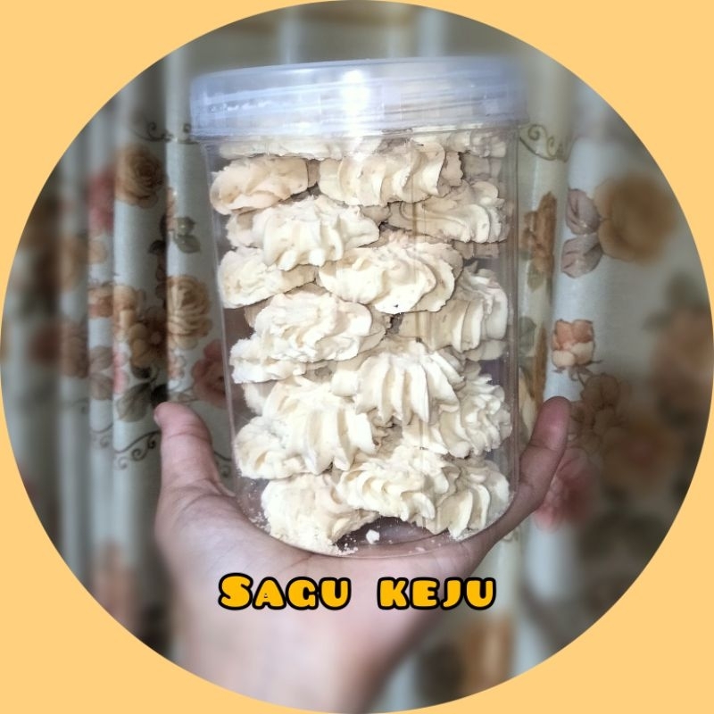 

Kue Sagu keju kemasan tabung 350gram 100% Original Khas jember renyah gurih
