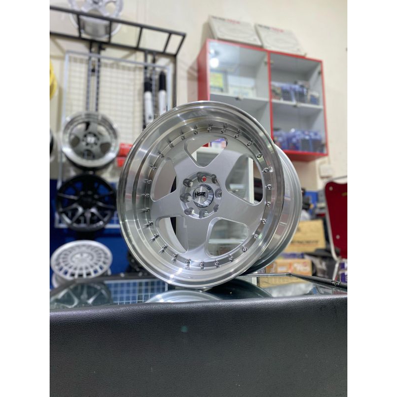 Velg pelek mobil Ring 15 HSR Velg mobil Model celong untuk mobil Jazz,Ignis,Avanza,Dll