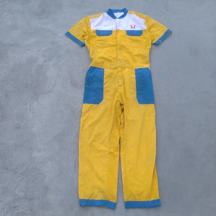 Kemeja Murah Kemeja Second Kemeja Vintage Kemeja Racing Coverall Second Honda Racing
