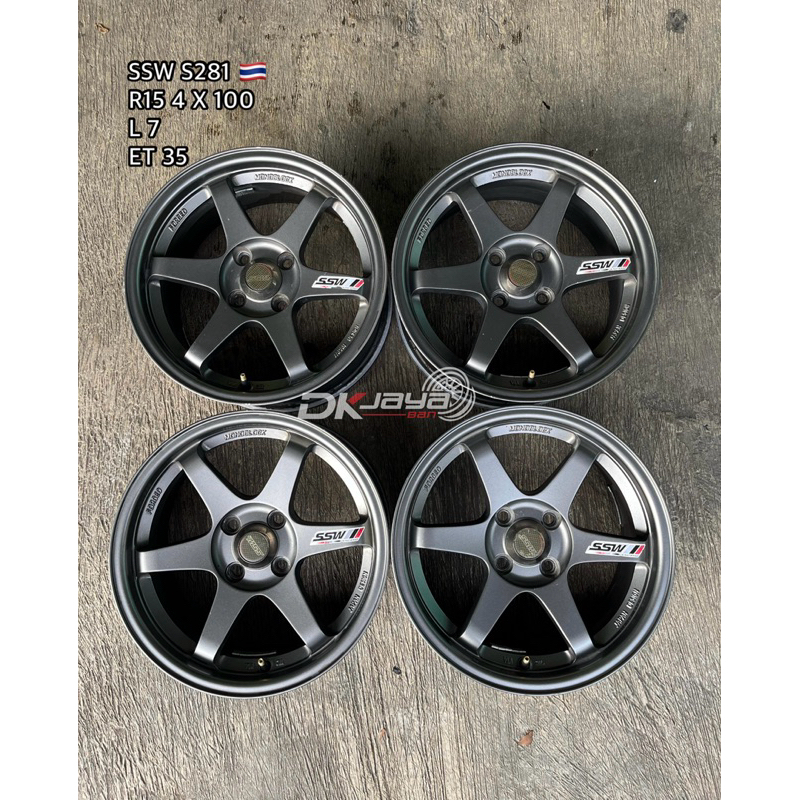 VELG SSW S281 R15 4X100  (HARGA UNTUK 4PCS VELG)