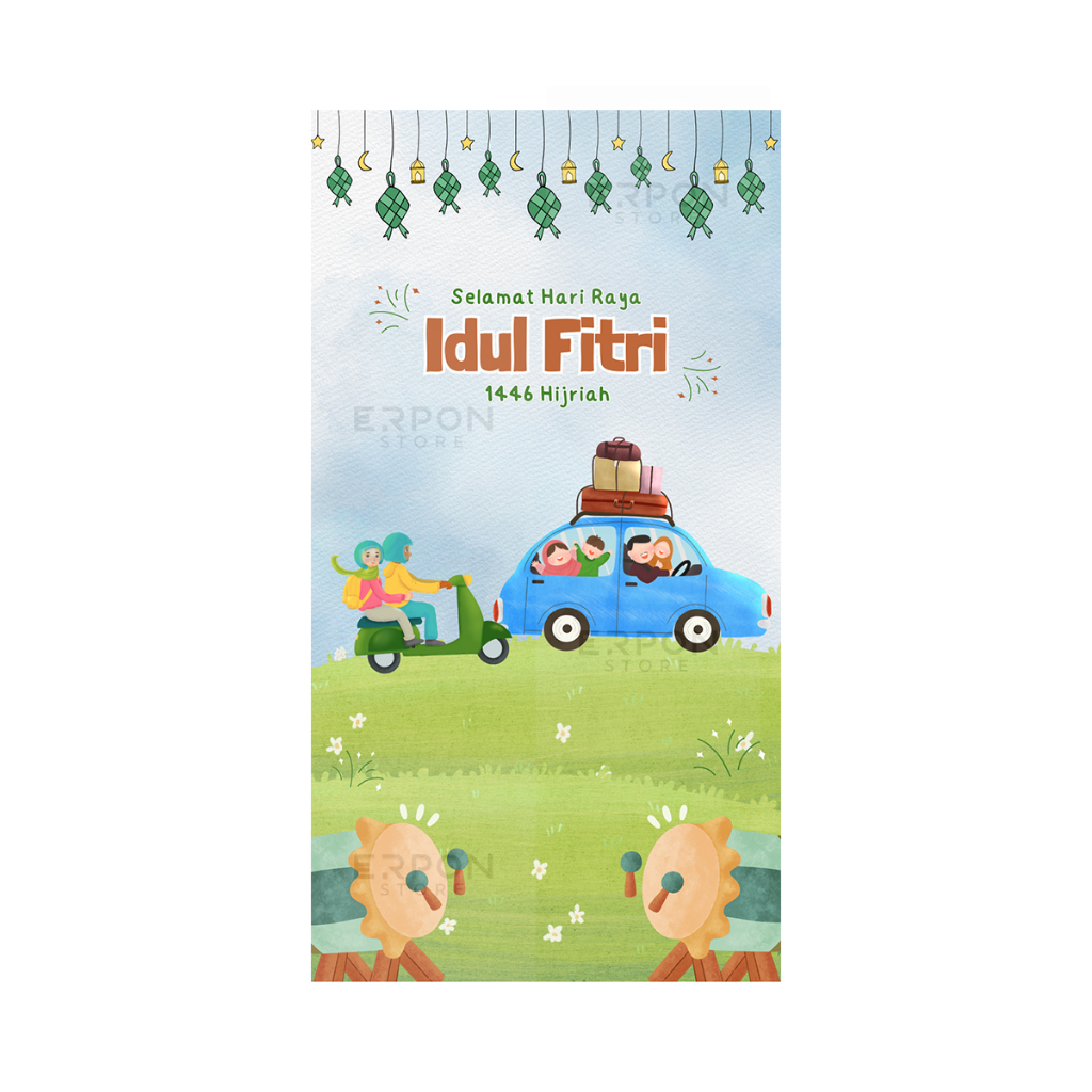 

Amplop Idul Fitri Lebaran 2025 - Lembaran Sudah Di Potong - Toon 7 - 1000pcs