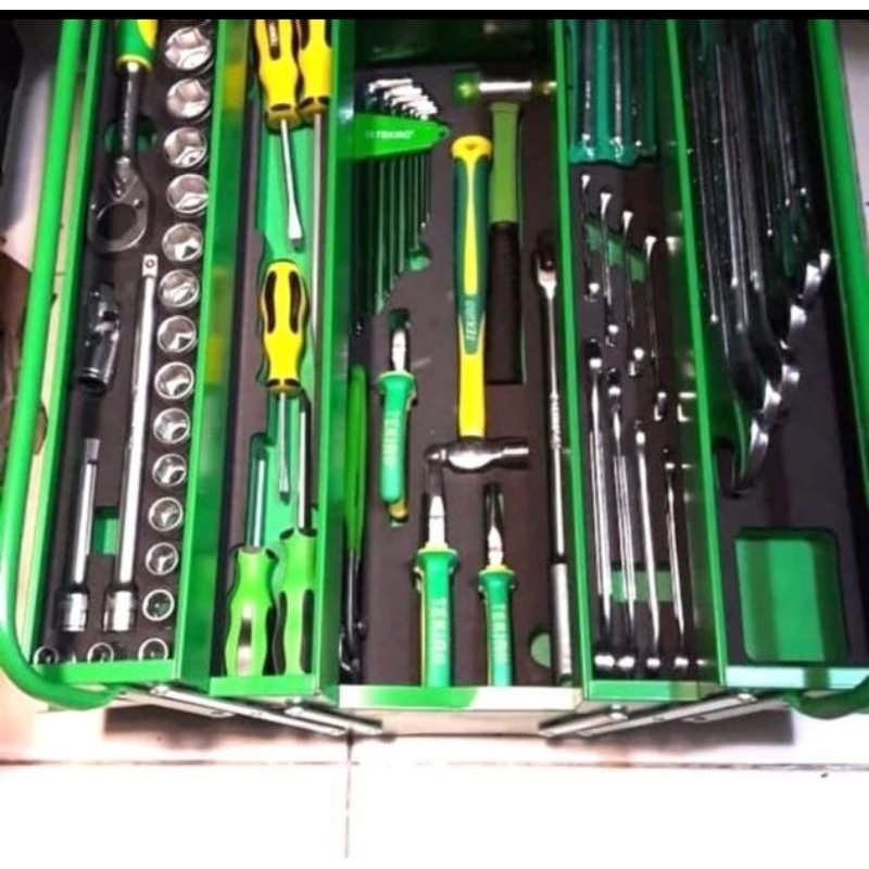 Uddjaya_ Tekiro Tools Box Set 66 Pcs / Mechanic Tool Box Set 66 Pcs Tekiro / Tekiro Mekanik Tool Set