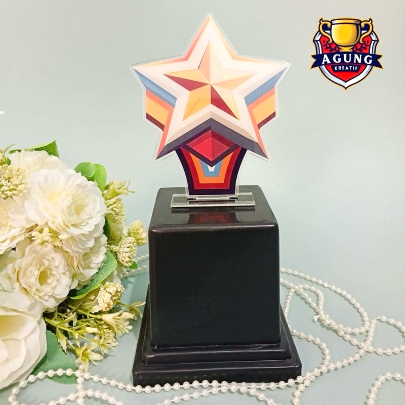 Piala Bintang Akrilik Custom Piala Juara Piala Bintang Akrilik Custom