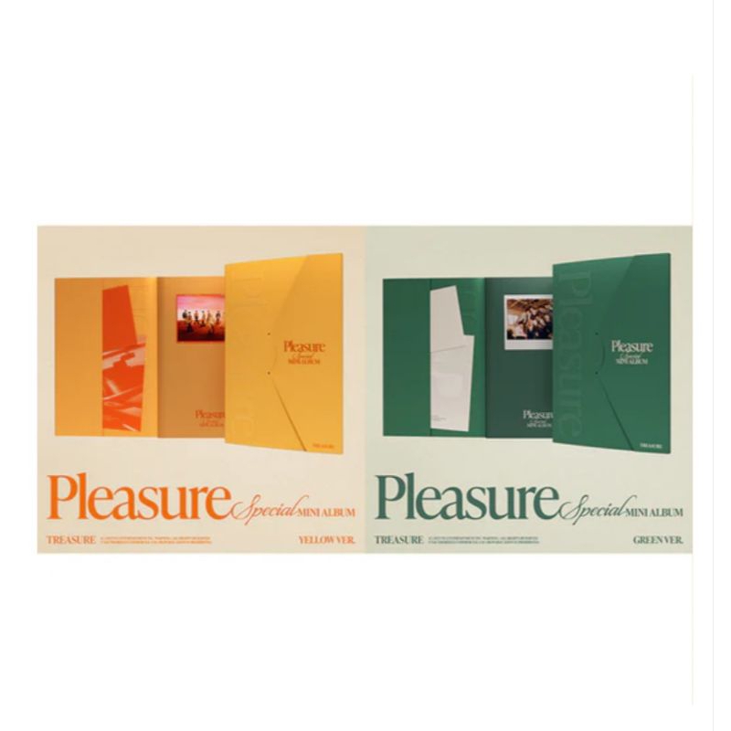 Special Mini Album Treasure Pleasure Yellow & Green Official Sealed Hyunsuk Jihoon Yoshi Junkyu Jaeh