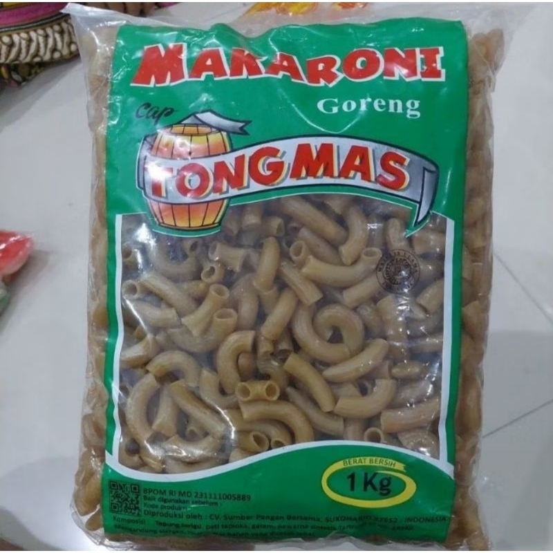 

Makaroni Goreng Tongmas Makaroni Cap TONGMAS 1kg