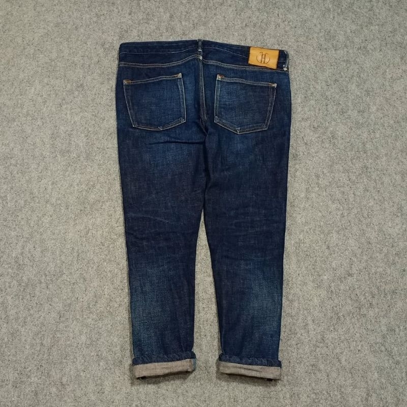 celana slim fit jeans panjang pria JAPAN BLUE size 34 second
